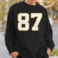 Number 87 Kansas City Fan Football Classic College American Sweatshirt Gifts for Him