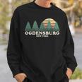 Ogdensburg Ny Vintage Throwback Retro 70S Sweatshirt Gifts for Him
