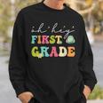 Oh Hey First Grade 1St Grade Team Back School First Day Sweatshirt Gifts for Him