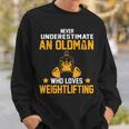 Oldman Weight Lifting Gift For Daddy Who Loves The Gym Weight Lifting Funny Gifts Sweatshirt Gifts for Him