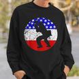 Paintball Retro Paintball Player American Flag Sweatshirt Gifts for Him