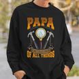 Papa The Finder And Fixer Of All Things Dad Fathers Day Sweatshirt Gifts for Him
