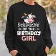 Papaw Of The Birthday Girl Cows Farm Cow Papaw Sweatshirt Gifts for Him