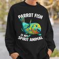Parrotfish For Global Warming Activist Biologist Sweatshirt Gifts for Him