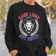 Patriot Party Raise Lions Not Sheep American Patriotic 2024 Sweatshirt Gifts for Him