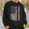 Patriotic Promoted To Daddy Est 2024 First Time Dad Gift For Mens Sweatshirt Gifts for Him