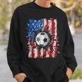 Patriotic Soccer 4Th Of July Men Usa American Flag Boys Sweatshirt Gifts for Him