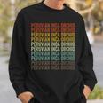 Peruvian Inca Orchid Retro Sweatshirt Gifts for Him