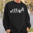 Piano Player Evolution Funny Music Piano Funny Gifts Sweatshirt Gifts for Him