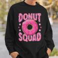 Pink Donut Squad Sprinkles Donut Lover Matching Donut Party Sweatshirt Gifts for Him
