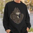 Pitbull At The Gym Muscle Fitness Training Sweatshirt Gifts for Him