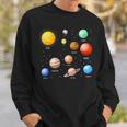 Planets Solar System Science Astronomy Space Lovers Astronomy Funny Gifts Sweatshirt Gifts for Him