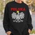 Polska Polish Eagle Poland Flag Polish Pride Polska Poland Sweatshirt Gifts for Him