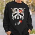 Pregnancy Skeleton Rib Firefighter Bump Sweatshirt Gifts for Him