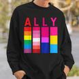 Proud Ally Pride Rainbow Lgbt Ally Sweatshirt Gifts for Him