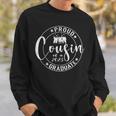 Proud Cousin Of A 2023 Graduate Vintage Graduation Family Sweatshirt Gifts for Him