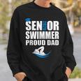 Proud Dad Senior Swimmer Class Of 2020 Swim Team Sport Sweatshirt Gifts for Him