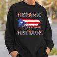 Puerto Rico Flag Hispanic Heritage Boricua Rican Sweatshirt Gifts for Him
