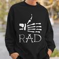 Rad Skeleton Thumb Cool Gag Radiography Lovers Sweatshirt Gifts for Him