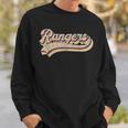 Rangers Name Vintage Retro Baseball Lovers Baseball Fans Sweatshirt Gifts for Him