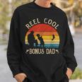 Reel Cool Bonus Dad Fishing Fathers Day Gift Sweatshirt Gifts for Him