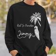 Rest In Paradise Jimmy Parrot Heads Guitar Music Lovers Sweatshirt Gifts for Him