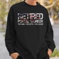 Retired Postal Worker The Man The Myth The Legend - Retired Postal Worker The Man The Myth The Legend Sweatshirt Gifts for Him