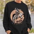 Retro Cowboy Rarin To Go Western Country Cowgirl Horses Sweatshirt Gifts for Him