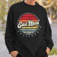 Retro East Orosi Home State Cool 70S Style Sunset Sweatshirt Gifts for Him