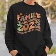 Retro Family Thanksgiving 2023 Thankful My Tribe Matching Sweatshirt Gifts for Him