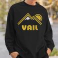 Retro Vail Colorado CoVintage Mountains Sweatshirt Gifts for Him