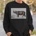 Rhino Indian Rhinoceros Rhino Lover Safari Rhinoceros Sweatshirt Gifts for Him