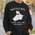 Robot Combat Fighting Battle Bot Three Two One Activate Gift For Mens Sweatshirt Gifts for Him