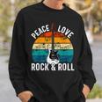 Rock & Roll Rock Music Rock Lover Guitar Player Rock Sweatshirt Gifts for Him