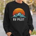 Rv Pilot Motorhome Travel Stuff Rv Vacation Retro Rv Pilot Sweatshirt Gifts for Him