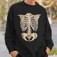 Scary Halloween Anatomy Rib Cage Human SkeletonScary Halloween Sweatshirt Gifts for Him