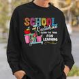 School Custodian I Clear The Trail For Learning Janitor Sweatshirt Gifts for Him