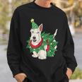 Scottish Terrier Christmas Dog Santa Xmas Sweatshirt Gifts for Him