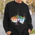 Seattle Lgbtq Pride Support City Sweatshirt Gifts for Him
