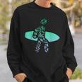 Silhouette Surf Icons For Surfer Surf Boys Surfing Sweatshirt Gifts for Him