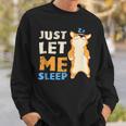 Sleeping Corgi Dog Sleep Pajamas Sweatshirt Gifts for Him