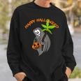 Smoking Weed Clothes Happy Hallowed Quote For 420 Supporter Sweatshirt Gifts for Him