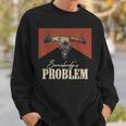 Somebody's Problem Vintage Bull Skull Western Country Music Sweatshirt Gifts for Him