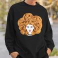 Spaghetti Pasta Natural Hair Sweatshirt Gifts for Him