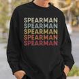 Spearman Texas Spearman Tx Retro Vintage Text Sweatshirt Gifts for Him
