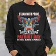 Stand With Pride And Honor - Patriot Day 911 Sweatshirt Gifts for Him