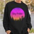 Stay Positive Quote Mindset Transformation Brainology Mind Sweatshirt Gifts for Him