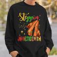Steppin In To Junenth Heels- Junenth Celebrating 1865 Sweatshirt Gifts for Him