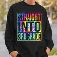 Straight Into 3Rd Grade First Day Of School Back To School Sweatshirt Gifts for Him
