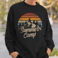 Summer Camp Family Vacation Summer Break Sunset Vintage Sweatshirt Gifts for Him